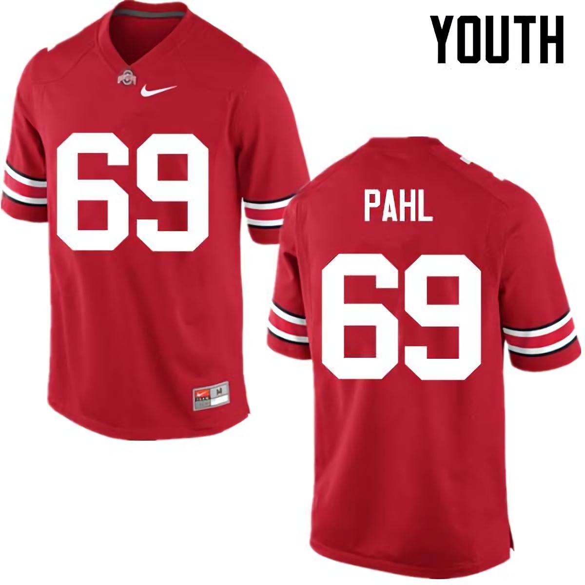 Brandon Pahl Ohio State Buckeyes Youth NCAA #69 Nike Red College Stitched Football Jersey VZO2356WW